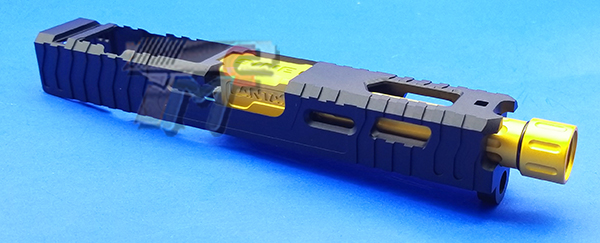 MITA Aluminum L-Style Slide for Tokyo Marui Glock19 Gas Blow Back - Click Image to Close